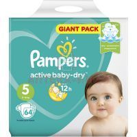 Подгузники PAMPERS Active baby Dry Junior (11-16кг) №110 (Проктер энд Гэмбл)