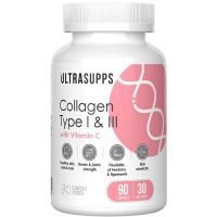 ULTRASUPPS (УЛЬТРАСАППС) Коллаген I и III типа капс. №90 Ultra Energy Supplements Trading L.L.C/ОАЭ