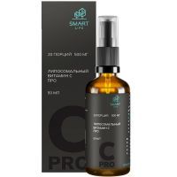 Липосомальный Витамин С Про фл.(жидкость д/приема внутрь) 500мг/2,5мл 20доз 50мл №1 (с дозатором) Смартлайф/Россия