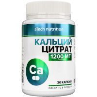 ATECH NUTRITION Кальций цитрат капс. №30 Арсенал атлета/Россия