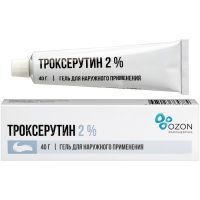 Троксерутин туб.(гель) 2% 100г Озон