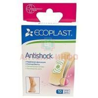 Лейкопластырь ECOPLAST "Antishock" набор №10 (полим. основа) ЛСЭЗ НордеПласт/Латвия