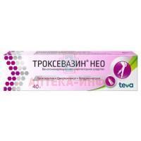 Троксевазин Нео гель д/наружн. прим. 40г Balkanpharma-Troyan AD/Болгария