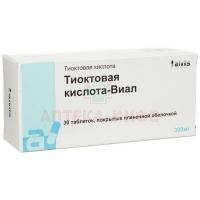 Тиоктовая кислота-Виал таб. п/пл. об. 300мг №30 Protech Biosystems/Индия