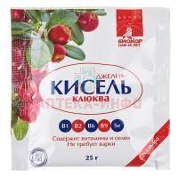 Кисель ДЖЕЛИ Плюс клюква 25г Биокор/Россия