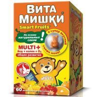 Витамишки Multi + (йод+холин) д/памяти и внимания пастилки жев. №60 Funtrition S.A.S/Колумбия/Биовид