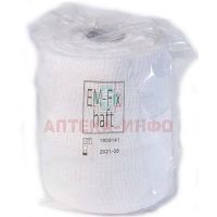 Бинт EM-FIX HAFT эласт. 8cм х 4м (бел.) Евромед
