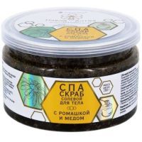 Скраб ЗЕЛЕНЫЙ АЛТАЙ СПА солевой д/тела Пчела Алтая 280г Алтай Косметик Груп/Россия
