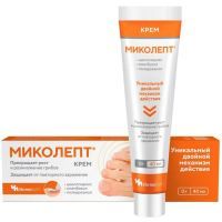 Миколепт крем противогрибковый д/детей и взрослых 40мл ИнтелБио/Россия