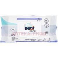 Салфетки SENI CARE влажн. д/ухода за больными с вит. E №80 TZMO S.A./Польша