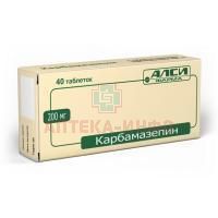 Карбамазепин-АЛСИ таб. 200мг №40 АЛСИ Фарма