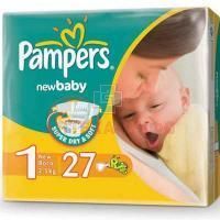 Подгузники PAMPERS New Baby Newborn (2-5кг) №27 Проктер энд Гэмбл