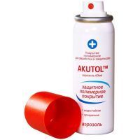 Акутол AKUTOL защитное полимерное покрытие для обработки и защиты ран аэрозоль 60мл (жидкий бинт) Авефлор