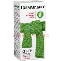 Граммидин фл.(спрей доз. д/мест. прим.) 0,06мг+0,1мг/доза 112доз Delpharm Bladel B.V./Нидерланды