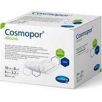 Повязка Космопор (COSMOPOR) Silicone впитыв. пласт. типа с силик. слоем 10см х 8см №25 Пауль Хартманн/Германия