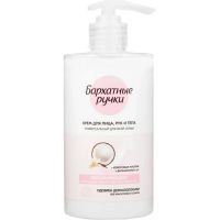 Крем БАРХАТНЫЕ РУЧКИ д/лица, рук и тела д/всей семьи увлажняющий 430мл Юнилевер Русь/Россия