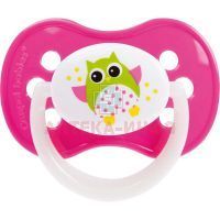 Соска-пустышка CANPOL BABIES OWL силик. симметр. (6-18мес.) (арт. 250930286) розовая Canpol Babies/Польша