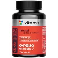 Кардио-комплекс Боярышник с калием, магнием и Q10 Витамир капс. №60 Квадрат-С/Россия
