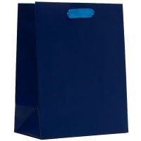 Пакет ламинированный "Синий", 18х23х10 1шт