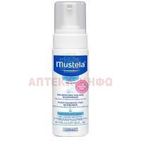 MUSTELA Bebe пенка-шампунь д/новорожденных от себорейных корочек 150мл (с диспенс.) Laboratoires Expanscience/Франция