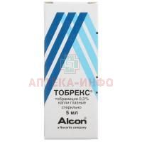 Тобрекс фл.-кап.(капли глазн.) 0,3% 5мл Alcon-Couvreur/Бельгия