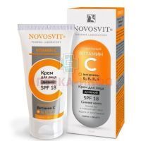 Крем NOVOSVIT д/лица Стабильный вит. С SPF-18 50мл Народные промыслы/Россия