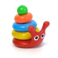 Игрушка PLAYDORADO 13010 пирамида "Улитка" (ПластМастер (Пластмассы))