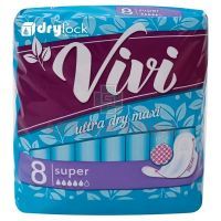 Прокладки гигиенические Vivi ultra dry maxi super №8 Хайджин Текнолоджиз/Россия