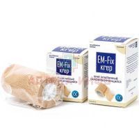 Бинт EM-FIX KREP компрес. эласт. 10cм х 4,5м (беж.) Евромед