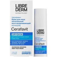 Либридерм (Librederm) Cerafavit крем д/лица питательный и восстанавливающий ночной 30мл Биофармлаб