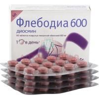 Флебодиа 600 таб. п/пл.об. 600мг №60 Innothera Chouzy/Франция