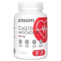 ULTRASUPPS Антиоксидант Коэнзим Q10 капс. мягкие 100мг №30 Ultra Energy Supplements Trading L.L.C/Китай