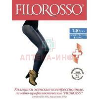 Колготы FILOROSSO PROFILACTICA 140den 1-кл. женские разм. 5 черный Петротекс