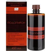 Йодопирон фл.(р-р наружн.) 1% 450мл Флора Кавказа/Россия