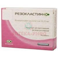 Резокластин фл.(конц. д/приг. р-ра д/инф.) 5мг/6,25мл 6,25мл №1 (т/с) Фармстандарт-УфаВИТА