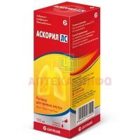 Аскорил ЛС фл.(р-р д/приема внутрь) 30мг+100мг+1 мг/10мл 100мл №1 Glenmark Pharmaceuticals Ltd/Индия