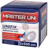 Лейкопластырь MASTER UNI UNIFIX фиксирующий 5смх500см (ткан. основа) PharmLine/Великобритания