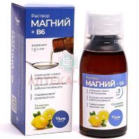 Магний+В6 фл.(р-р д/внутр. прим.) 100мл Фармгрупп/Россия