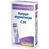 Натрум муриатикум С30 гран. 4г Boiron/Франция