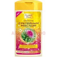 Шампунь ЗОЛОТОЙ ШЕЛК с репейным маслом контроль над потерей волос 250мл Народные промыслы/Россия