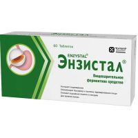 Энзистал таб. п/кишечнораст. об. №60 Torrent Pharmaceuticals/Индия