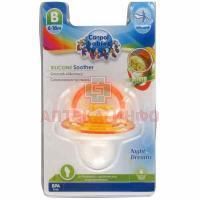 Соска-пустышка CANPOL BABIES Night Dreams силик. (6-18мес.) (арт.250930235) желт. Canpol Babies/Польша