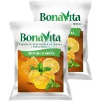 Карамель BONA VITA (Бона Вита) Лимон и Мята с Вит. С 60г Формула Жизни