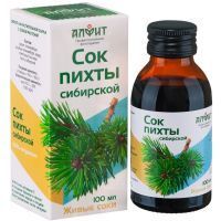 Сок живой Пихты сибирской 100мл Алфит/Россия