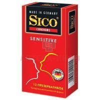 Презерватив SICO №12 Sensitive (контурные, красн. уп.) C P R/Германия