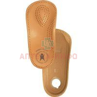 Стельки SEVERA полустельки ортопед. мужские, женские на полужесткой основе, кожа (арт. СТ-201) разм. 43 Тривес/Россия