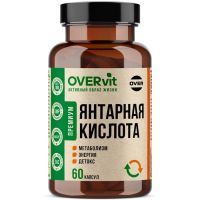 OVERVIT Янтарная кислота капс. 400мг №60 Овер Фарма/Россия