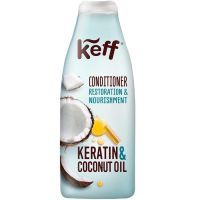 Кондиционер KEFF д/ослабленных и ломких волос с кератином и маслом кокоса 500мл SANO INTERNATIONAL LTD/Израиль