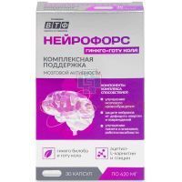 Нейрофорс Гинкго+Готу кола капс. №30 Внешторг Фарма