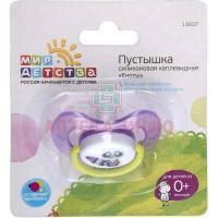 Соска-пустышка МИР ДЕТСТВА 13037 силик. с кольцом Еноты (с 0мес.) Ningbo Raffini Import&Export Co.Ltd/Китай